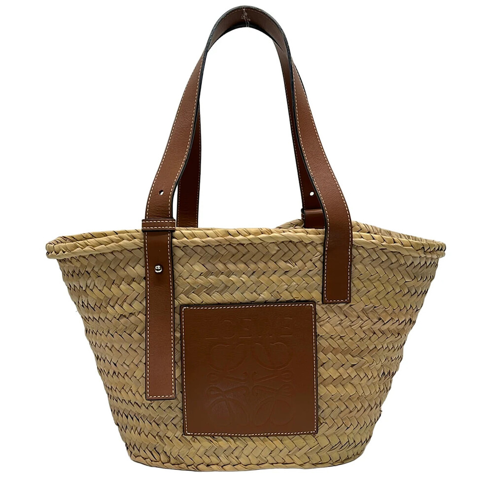Loewe Basket Beige Brown Natural Fiber #367747L65B